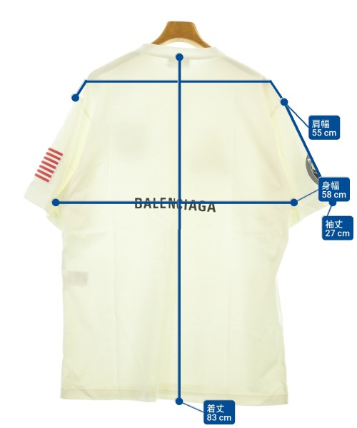BALENCIAGA（バレンシアガ）Tシャツ・カットソー 白 サイズ:XXS メンズ/2200686432012
