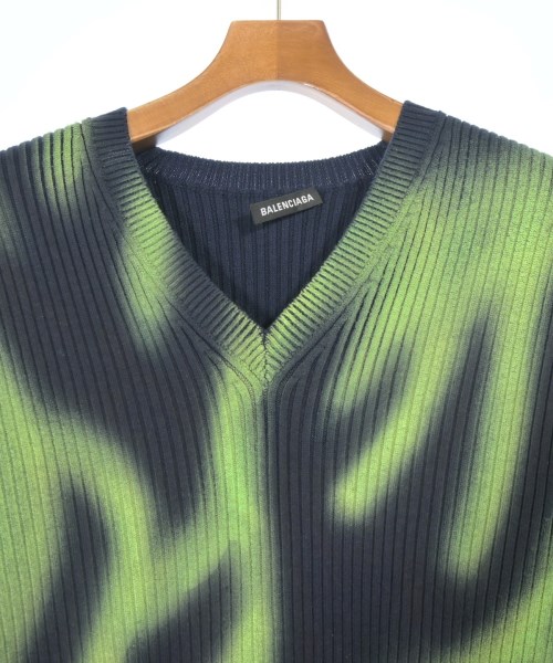BALENCIAGA（バレンシアガ）ニット・セーター 紺 サイズ:XS メンズ/2200688687021