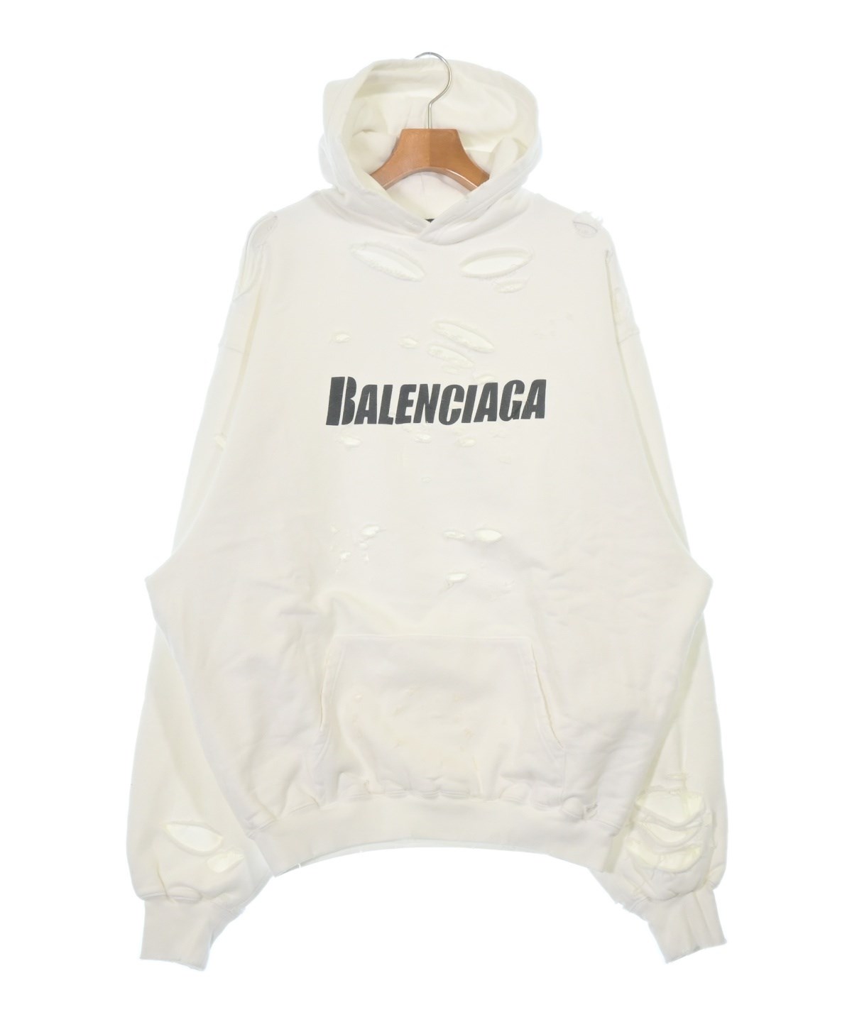 BALENCIAGA（バレンシアガ）パーカー 白 サイズ:XXS メンズ