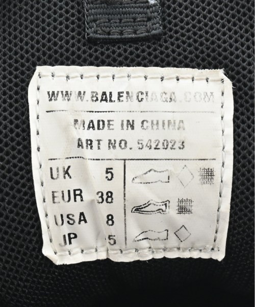 BALENCIAGA（バレンシアガ）スニーカー 黒 サイズ:25cm レディース/2200689156014