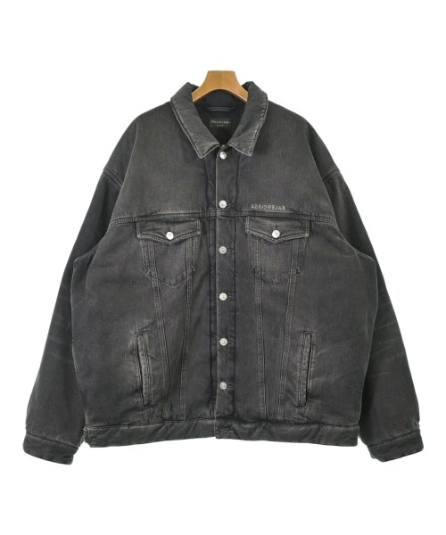 BALENCIAGA(バレンシアガ)デニムジャケット 黒 サイズ:44(S位)/2200690406016