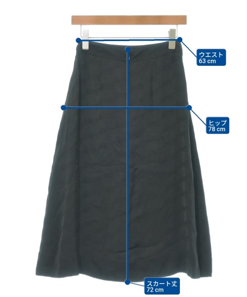 BALENCIAGA（バレンシアガ）ロング・マキシ丈スカート 黒 サイズ:36(XS位) レディース/2200687353033
