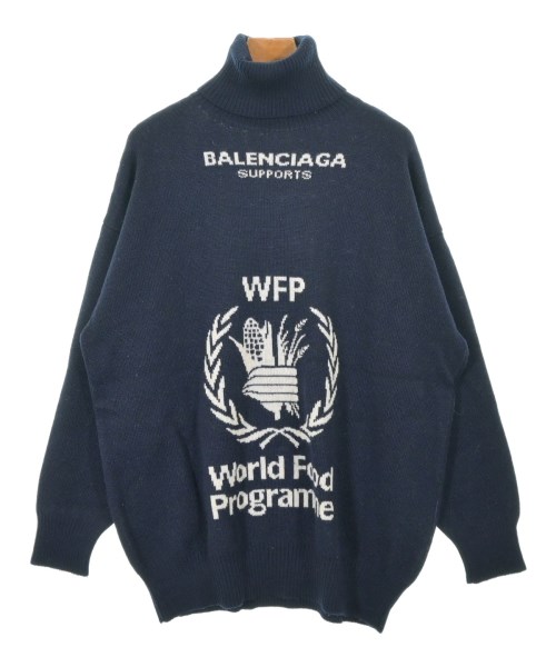 BALENCIAGA(バレンシアガ)ニット・セーター 紺 サイズ:XS/2200691081991