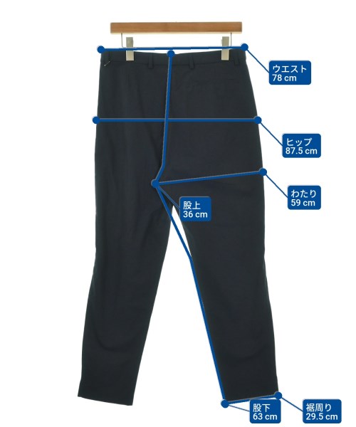 DRIES VAN NOTEN（ドリスヴァンノッテン）スラックス 紺 サイズ:36(XS位) レディース/2200691464527