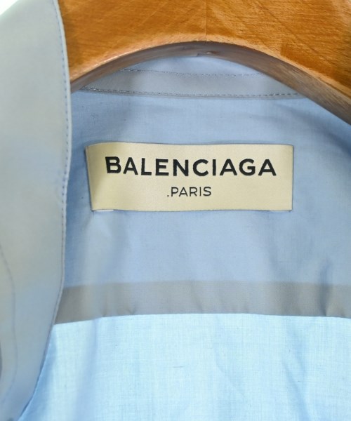BALENCIAGA（バレンシアガ）シャツワンピース 青 サイズ:34(XXS位) レディース/2200691728759