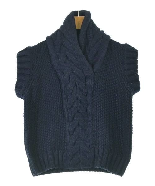 BALENCIAGA(バレンシアガ)ベスト/ノースリーブ 紺 サイズ:36(XS位)/2200687550043