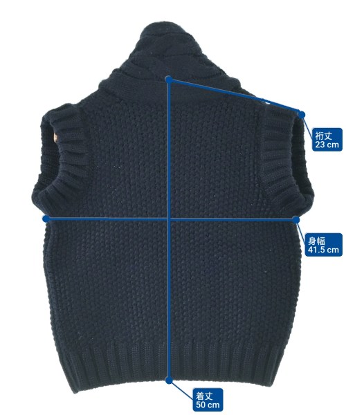 BALENCIAGA（バレンシアガ）ベスト/ノースリーブ 紺 サイズ:36(XS位) レディース/2200687550043