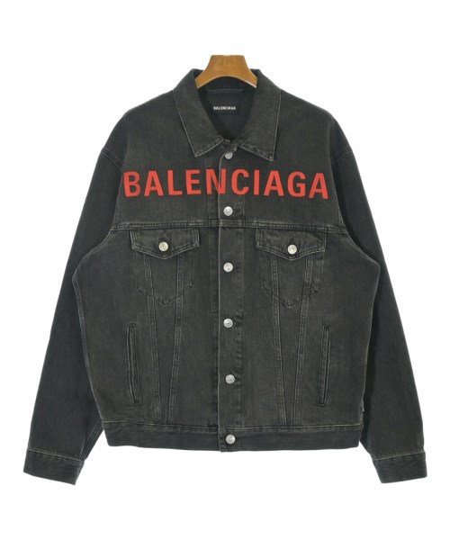 BALENCIAGA(バレンシアガ)デニムジャケット 黒 サイズ:44(S位)/2200692304020