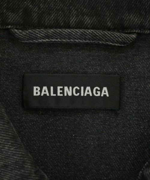 BALENCIAGA（バレンシアガ）デニムジャケット 黒 サイズ:44(S位) メンズ/2200692304020