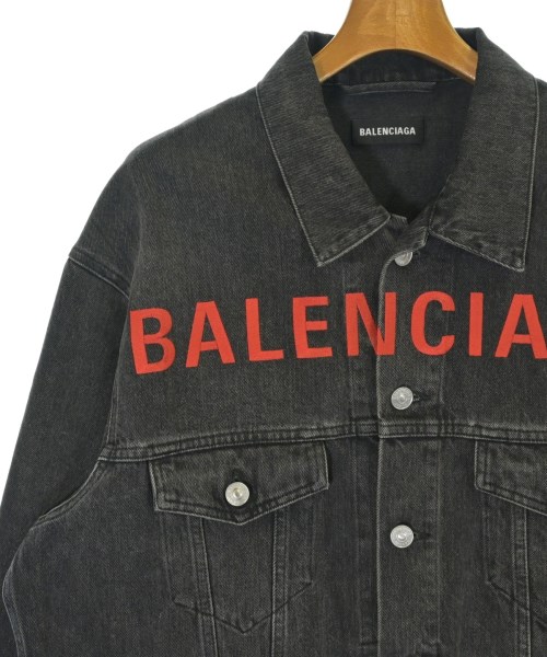 BALENCIAGA（バレンシアガ）デニムジャケット 黒 サイズ:44(S位) メンズ/2200692304020
