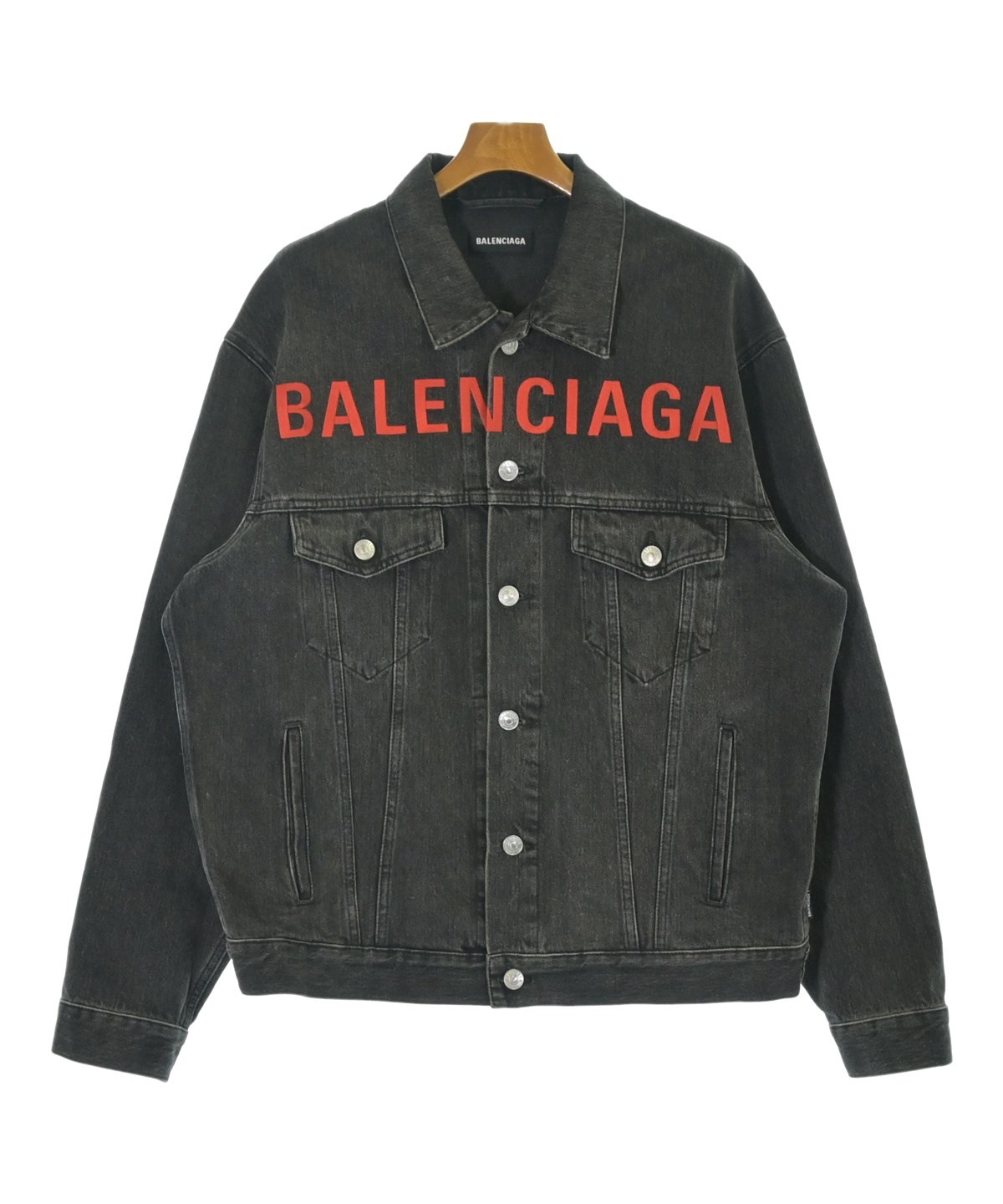 BALENCIAGA（バレンシアガ）デニムジャケット 黒 サイズ:44(S位