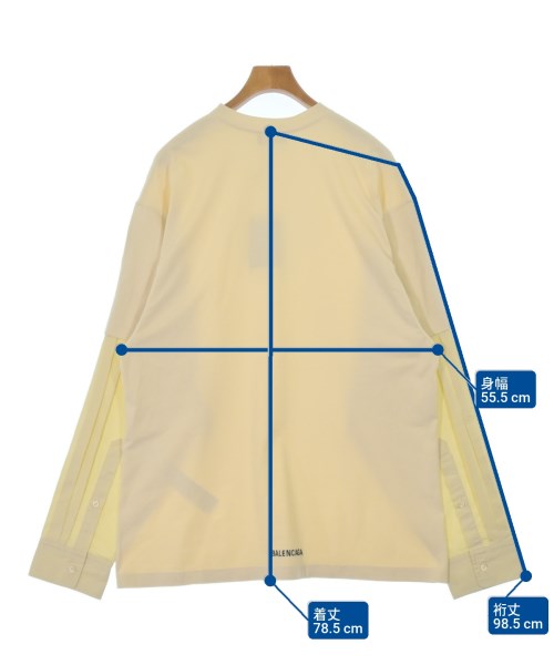 BALENCIAGA（バレンシアガ）Tシャツ・カットソー ベージュ サイズ:3(L位) メンズ/2200692516065