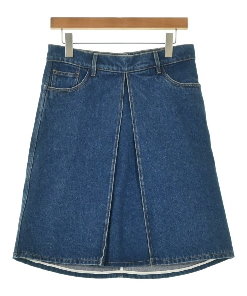 BALENCIAGA(バレンシアガ)ひざ丈スカート 青 サイズ:34(XXS位)/2200690668247