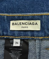 BALENCIAGA（バレンシアガ）ひざ丈スカート 青 サイズ:34(XXS位) レディース/2200690668247