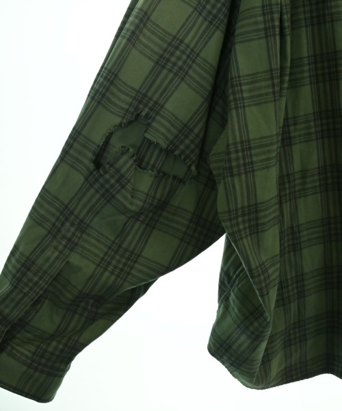 BALENCIAGA（バレンシアガ）カジュアルシャツ 緑 サイズ:L メンズ/2200686765059