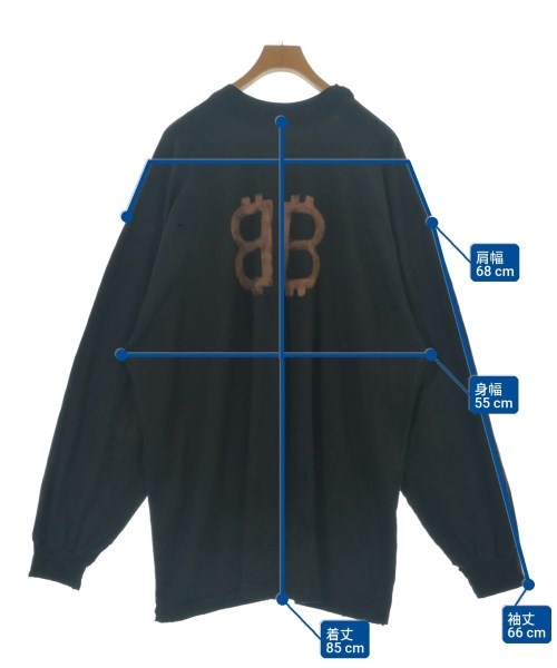 BALENCIAGA（バレンシアガ）Tシャツ・カットソー 黒 サイズ:3(L位) メンズ/2200688913069
