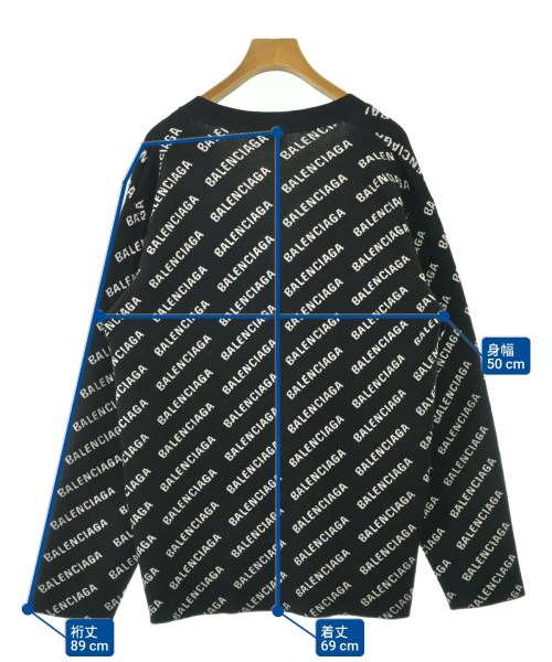 BALENCIAGA（バレンシアガ）カーディガン 黒 サイズ:2(M位) レディース/2200693211020