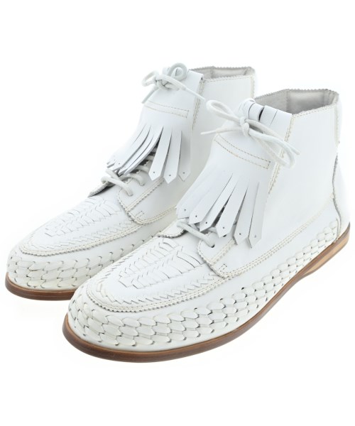 BERNHARD WILLHELM(ベルンハルトウイルヘルム)ブーツ 白 サイズ:EU43(28cm位)/2200659306012