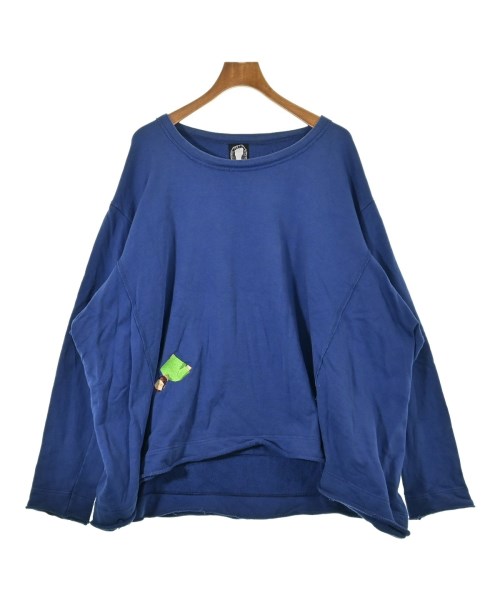 BERNHARD WILLHELM(ベルンハルトウイルヘルム)スウェット 青 サイズ:XS/2200638557039
