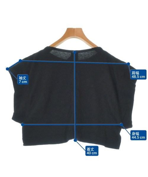 BERNHARD WILLHELM（ベルンハルトウイルヘルム）Tシャツ・カットソー 黒 サイズ:S レディース/2200664063047