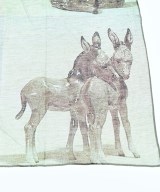 BERNHARD WILLHELM（ベルンハルトウイルヘルム）ストール 青 サイズ:- レディース/2200691081526