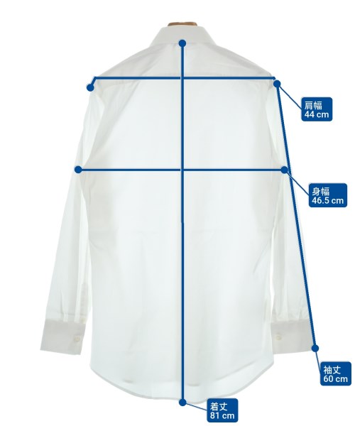 Neil Barrett（ニールバレット）ドレスシャツ 白 サイズ:39(M位) メンズ/2200594035565