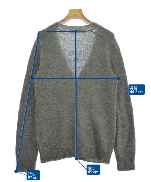 Neil Barrett（ニールバレット）カーディガン グレー サイズ:S メンズ/2200619268145