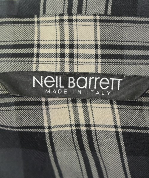 Neil Barrett（ニールバレット）カジュアルシャツ グレー サイズ:S メンズ/2200693949152