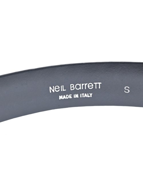 Neil Barrett（ニールバレット）ベルト 黒 サイズ:S メンズ/2200704715714