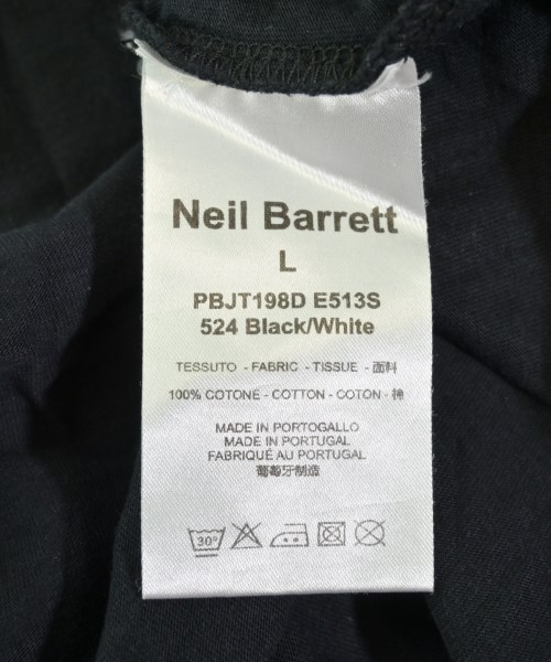 Neil Barrett（ニールバレット）Tシャツ・カットソー 黒 サイズ:L メンズ/2200705238076
