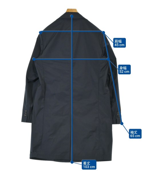 Neil Barrett（ニールバレット）チェスターコート 紺 サイズ:48(L位) メンズ/2200661679111