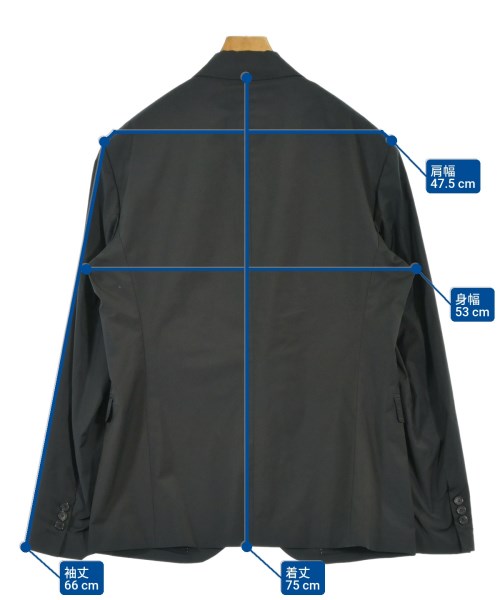 Neil Barrett（ニールバレット）テーラードジャケット 黒 サイズ:52(XXL位) メンズ/2200664497033