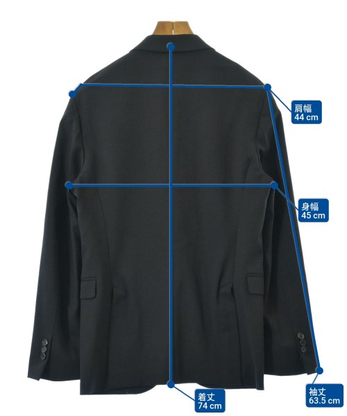 Neil Barrett（ニールバレット）テーラードジャケット 黒 サイズ:46(M位) メンズ/2200662468158