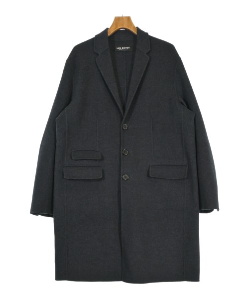 Neil Barrett(ニールバレット)チェスターコート 黒 サイズ:52(XXL位)/2200668513043