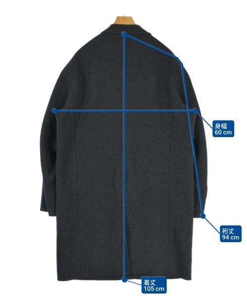 Neil Barrett（ニールバレット）チェスターコート 黒 サイズ:52(XXL位) メンズ/2200668513043