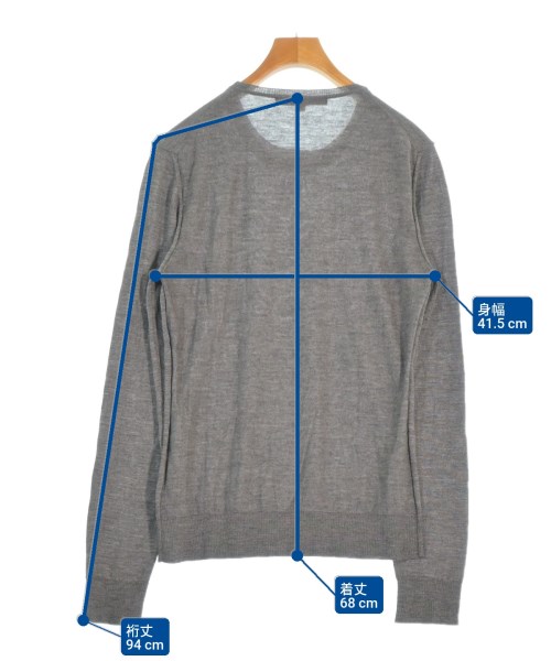 Neil Barrett（ニールバレット）ニット・セーター グレー サイズ:S メンズ/2200668635035