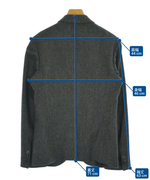 Neil Barrett（ニールバレット）カジュアルジャケット グレー サイズ:44(S位) メンズ/2200665893193