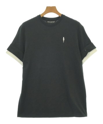 Neil Barret ロンT レア Neil Barrett（ニールバレット）Tシャツ・カットソー 黒 サイズ:S