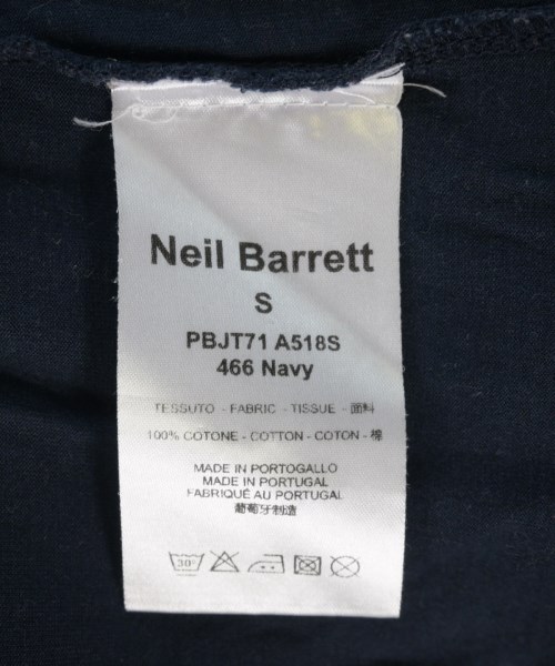 Neil Barrett（ニールバレット）Tシャツ・カットソー 紺 サイズ:S メンズ/2200721048161
