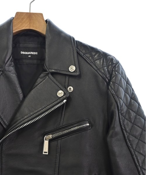 DSQUARED（ディースクエアード）ライダース 黒 サイズ:48(L位) メンズ/2200352433022