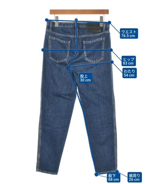 DSQUARED（ディースクエアード）デニムパンツ 青 サイズ:34(XXS位) レディース/2200633678036