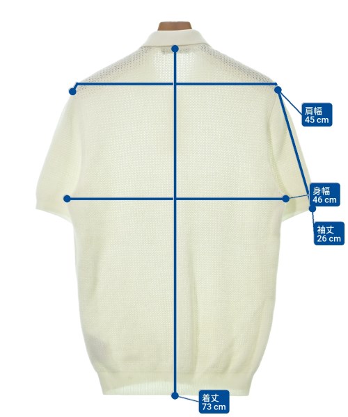 DSQUARED（ディースクエアード）ポロシャツ 白 サイズ:L メンズ/2200635565235