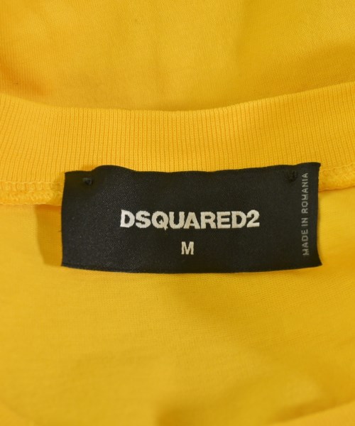 DSQUARED（ディースクエアード）Tシャツ・カットソー 黄 サイズ:M メンズ/2200632522095