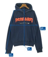 DSQUARED（ディースクエアード）パーカー 紺 サイズ:M レディース/2200621854022