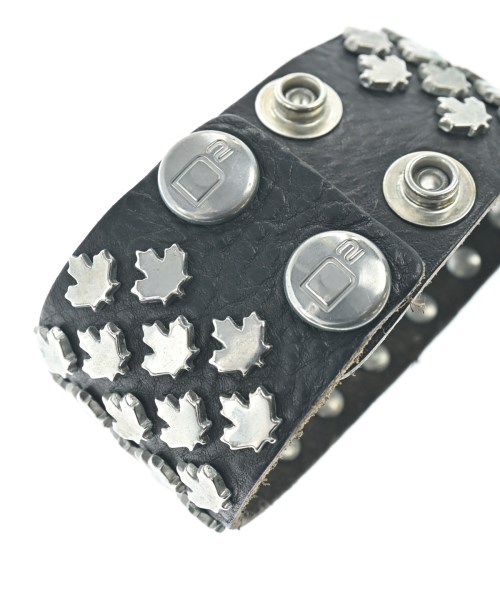 DSQUARED（ディースクエアード）ブレスレット・バングル 黒 サイズ:- メンズ/2200526731329