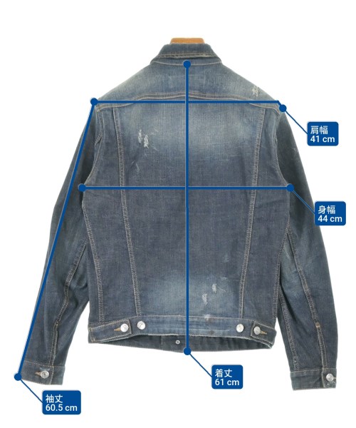 DSQUARED（ディースクエアード）ブルゾン 青 サイズ:44(S位) メンズ/2200637774130