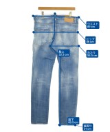 DSQUARED（ディースクエアード）デニムパンツ 青 サイズ:48(L位) メンズ/2200628377135