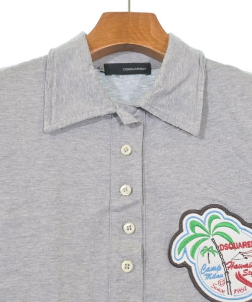 DSQUARED（ディースクエアード）ポロシャツ グレー サイズ:M レディース/2200630068069