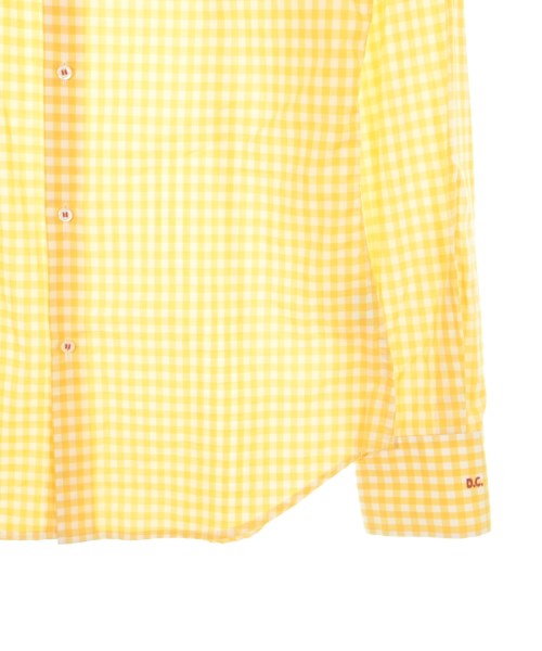 DSQUARED（ディースクエアード）カジュアルシャツ 黄 サイズ:48(L位) メンズ/2200642324016