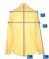 DSQUARED（ディースクエアード）カジュアルシャツ 黄 サイズ:48(L位) メンズ/2200642324016